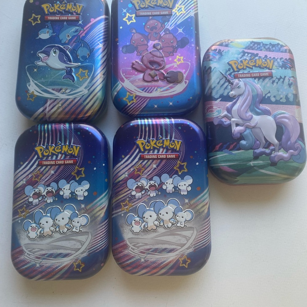 Pokemon Trading Card Game Tin Set - Empty No packs included